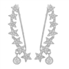 MCER1024 - Sterling Silver Climbing Earrings