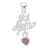 PCZ1001 - Silver #1 Mom Pendant