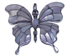 Silver Big Butterfly Mother of Pearl Pendant
