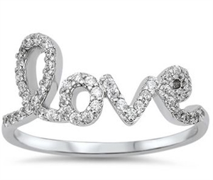 Silver CZ Ring