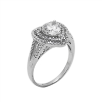 Silver CZ Ring