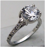 Silver CZ Ring