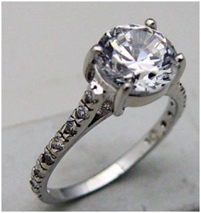 Silver CZ Ring