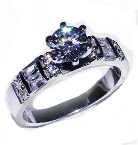 Silver CZ Ring