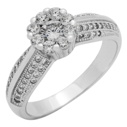 Silver CZ Ring
