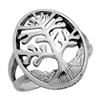RPS1105 - Sterling Silver Filigree Tree of Life Ring