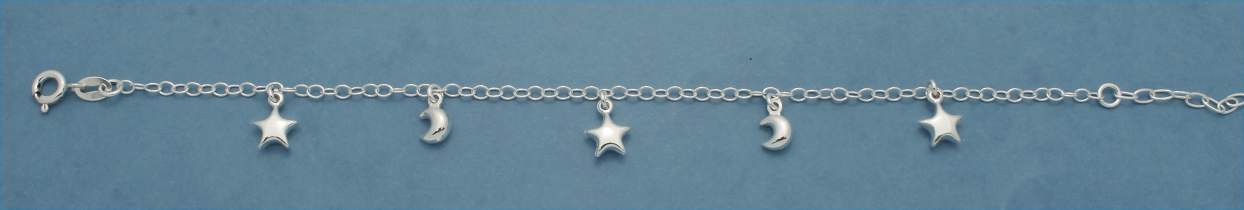 S119288B/3 Silver Charm Bracelet