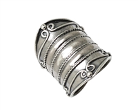Sterling Silver Ladies Plain Ring-SR024
