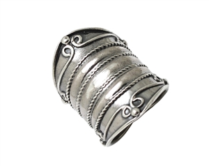 Sterling Silver Ladies Plain Ring-SR024