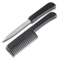 Black Comb Hidden Knife