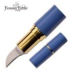 Blue Lipstick Knife