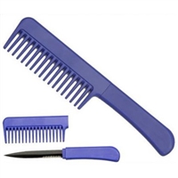 Hidden Knife Comb Blue