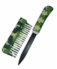 Camo Comb Knife Green