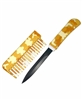 Camo Comb Knife Yellow