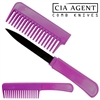 Purple Hidden Comb Knife.