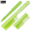 Comb Knife Hidden ABS Plastic: Green