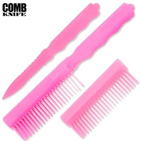 Comb Knife Hidden ABS Plastic: Pink