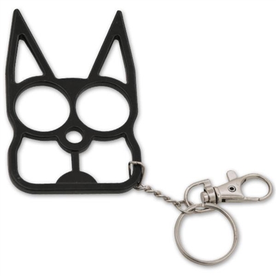 Kitty Cat Self Defense Keychains: Black