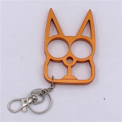 Kitty Cat Self Defense Keychains: Orange