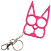 Kitty Cat Self Defense Keychains: Hot Pink