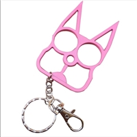 Kitty Cat Self Defense Keychains: Light Pink