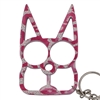 Kitty Cat Self Defense Keychains: Pink Camo