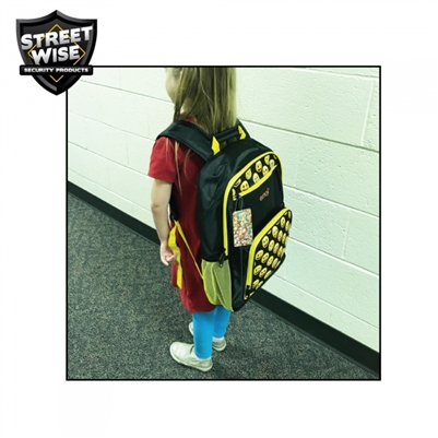 Kids Emoji  Bulletproof Backpack, YELLOW Free Shipping