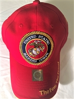 Marine Corps  Baseball Cap Red