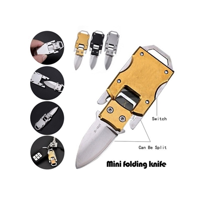 Pocket Self Defense Portable Knife-Gold