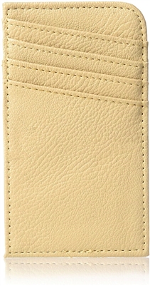 Taupe RFID Wallet: ScanSafe Concierge Card Case with RFID Protection,