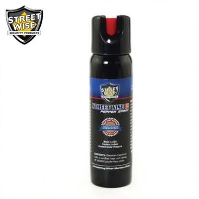 Lab Certified Streetwise 18 Pepper Spray, 4 oz. Twist Lock