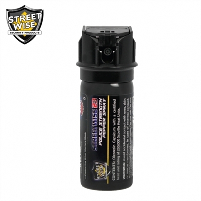 Police Strength Streetwise 23 Pepper Spray 2 oz Flip Top