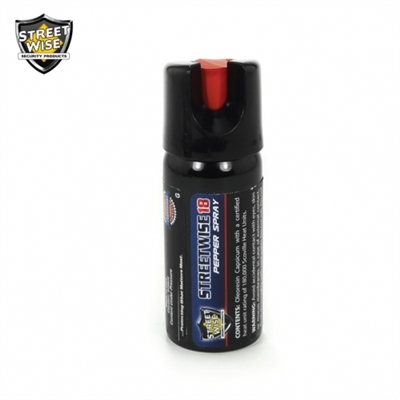 Lab Certified Streetwise 18 Pepper Spray 2 oz TWIST LOCK