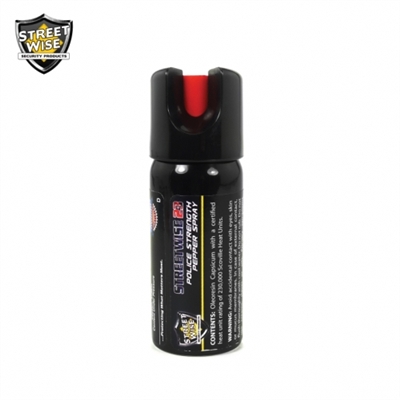 Police Strength Streetwise 23 Pepper Spray 2 oz TWIST LOCK