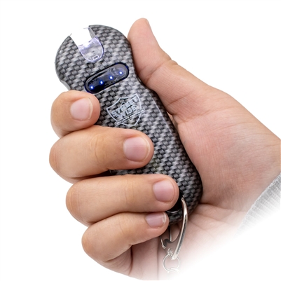 SMART 24,000,000 Keychain Stun Gun: Fiber Carbon