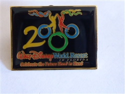 Disney Trading Pin 1: Celebrate The Future Hand in Hand - 2000 Dancers (Rectangle)