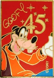 Disney Trading Pins 45th Anniversary Signature Series (Goofy)