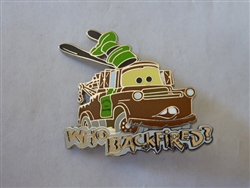 Disney Trading Pin 100125: DLR - Tow Mater - Who Backfired?