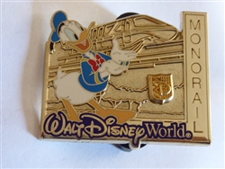 Disney Trading Pin 100290 WDW - Donald Monorail