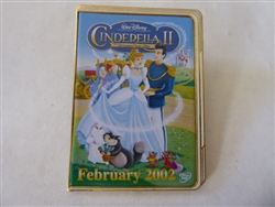 Disney Trading Pin 10088: 12 Months of Magic - DVD Case (Cinderella II: Dreams Come True)