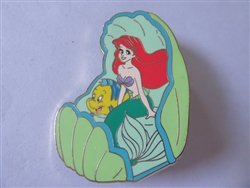 Disney Trading Pin  101101 WDI - 'The Little Mermaid' - Ariel's Undersea Adventure Clamshell - Ariel & Flounder Artist Proof