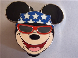 Disney Trading Pin 101730: Patriotic Biker Mickey