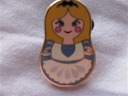 Disney Trading Pin 101920: Nesting Dolls Mini Pin Pack - Alice Only