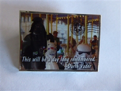 Disney Star Wars Darth Vader on a Carousel Pin