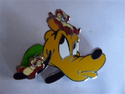 Disney Trading Pin 102189: Pluto with Chip & Dale