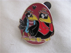 Disney Trading Pin 102274: WDW - 2014 Hidden Mickey Series - Disney Birds - Jim Dandy & Fat Crow