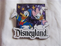 Disney Trading Pin 102337 Disneyland - AAA Travel - Pin only - 2014 Donald and Daisy