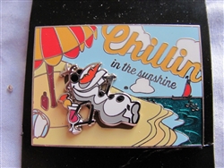 Disney Trading Pin 102710: Olaf Chillin in the Sunshine Summer Postcard