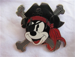 Disney Trading Pin 102842: Pirate Mickey Cross-Bones