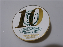 Disney Trading Pin  1034 Grand Floridian 10th Anniversary Pin